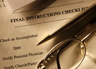Image result for funeral planning checklist