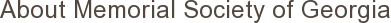 About Memorial Society of Georgia