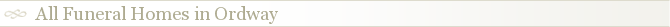 All Funeral Homes in Ordway