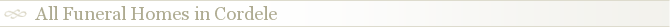 All Funeral Homes in Cordele