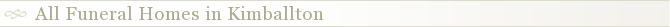 All Funeral Homes in Kimballton