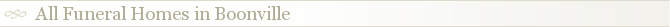 All Funeral Homes in Boonville