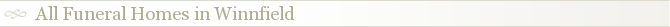 All Funeral Homes in Winnfield