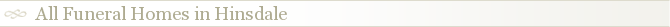 All Funeral Homes in Hinsdale