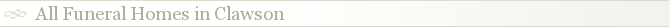 All Funeral Homes in Clawson