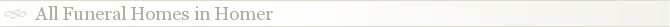 All Funeral Homes in Homer
