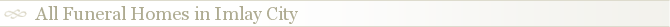 All Funeral Homes in Imlay City
