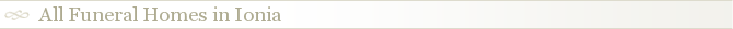 All Funeral Homes in Ionia