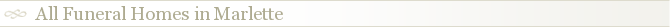 All Funeral Homes in Marlette