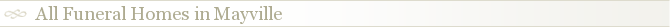 All Funeral Homes in Mayville