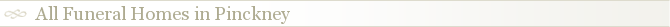 All Funeral Homes in Pinckney