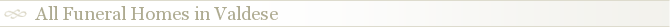 All Funeral Homes in Valdese