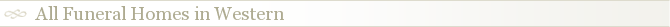All Funeral Homes in Western