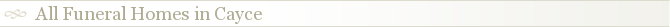 All Funeral Homes in Cayce