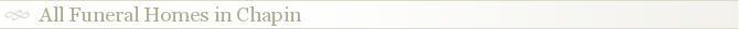 All Funeral Homes in Chapin