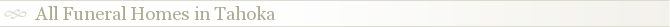 All Funeral Homes in Tahoka