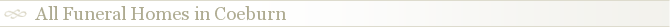All Funeral Homes in Coeburn