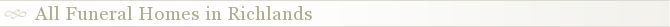 All Funeral Homes in Richlands