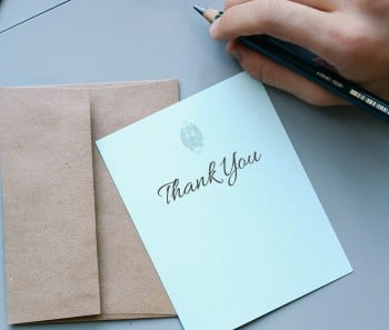 How to Write a Thank You Note to a Funeral Home