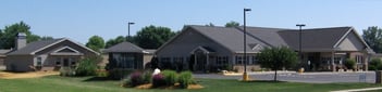 Exterior shot of Mitchell Family Funeral Home