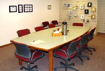 Interior shot of Dahl Funeral Chapel