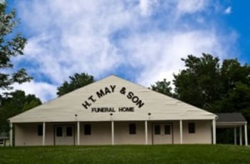 Exterior shot of H.T. May & Son Funeral Home