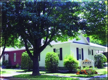 Exterior shot of Jones Funeral Home