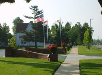 Exterior shot of Holman-Howe Funeral Home