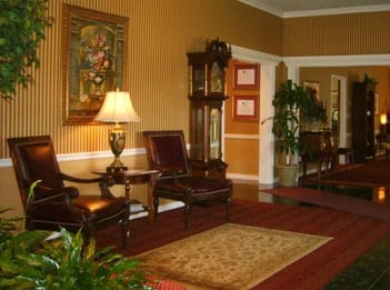 Interior shot of Holman-Howe Funeral Home