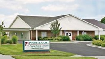 Exterior shot of Penwell-Gabel Funeral Home