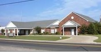 Exterior shot of Ruggles-Wilcox Funeral Home