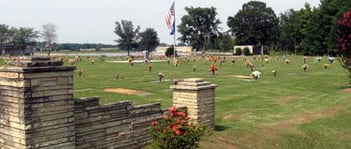 Interior shot of White County Memorial Gardens