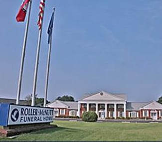 Exterior shot of Roller Funeral Home