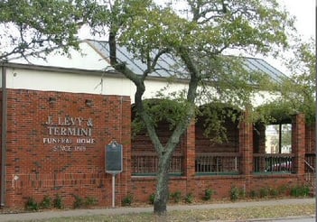 Exterior shot of J Levy & Termini Funeral Home