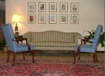 Interior shot of J Levy & Termini Funeral Home