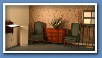 Interior shot of Levingston Funeral Home