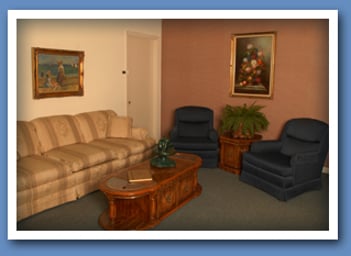 Interior shot of Levingston Funeral Home
