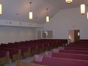 Interior shot of Gabriels Funeral Chapel