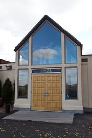 Exterior shot of Reynolds Funeral Chapel