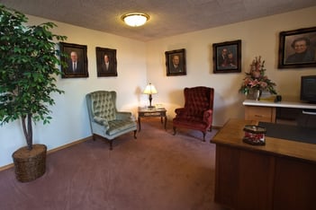 Interior shot of Reynolds Funeral Chapel