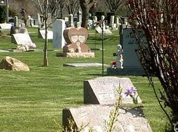 Exterior shot of Normal Hill Cemetery