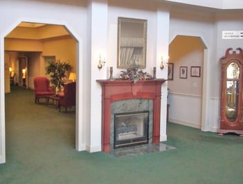 Interior shot of Powers' Funeral Home