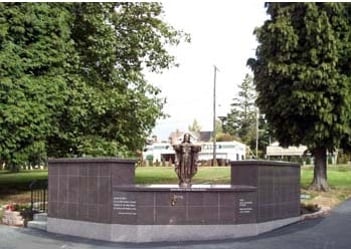 Exterior shot of Calvary Catholic Cemetery