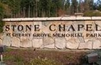 Exterior shot of The Stone Chapel, Poulsbo Mortuary