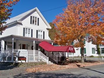 Exterior shot of Adams-McFarlane Funeral Home