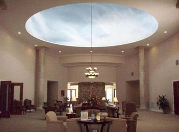 Interior shot of  Neal Funeral home