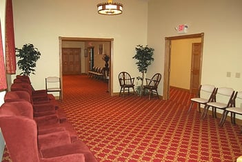 Interior shot of Baloga Funeral Home Inc.