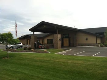 Exterior shot of Bell Tower Funeral Home And Crematory