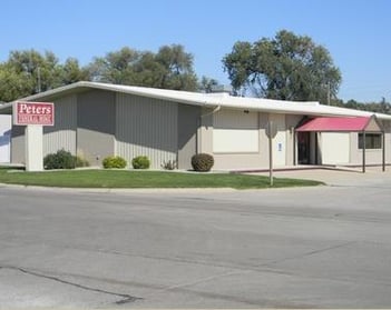 Exterior shot of Peters Funeral Home