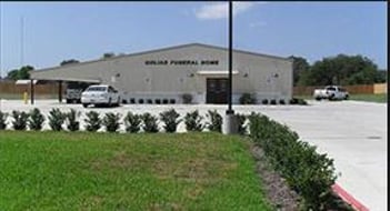 Exterior shot of Goliad Funeral Home